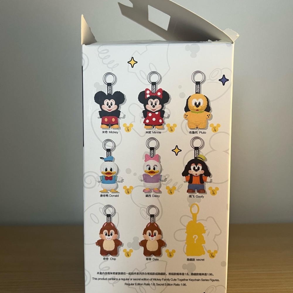 Mickey Family Pop Mart Plush Keychain - Minnie - Picture 4 of 6